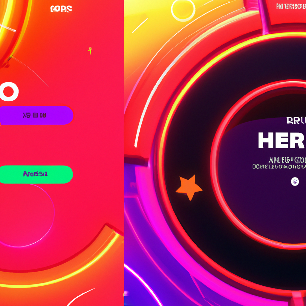ArcadeForge hero art: neon playfield with layered UI